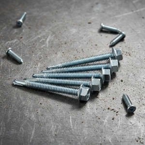 สกรูเจาะยึดหัวหกเหลี่ยมแบบพรีเมียม (เมตริก/นิ้ว) ชุบสังกะสี เกรด 8 สำหรับงานหนัก ทนทานต่อการกัดกร่อน เกลียวมาตรฐาน - Product Image 1