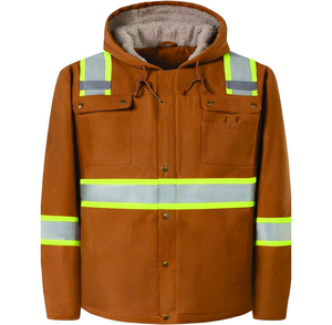 Veste de sécurité haute visibilité, vêtements de travail réfléchissants, gilet pour travaux de construction, travaux routiers, protection industrielle en extérieur - Product Image 6