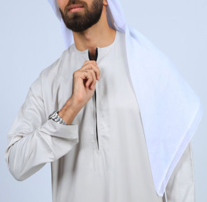 <b>Thobe</b> OEM Supplier Comfortable Long Sleeve Islamic Wear Designed for Private Label and Wholesale Buyers - Product Image 2