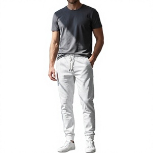 Pantalones Deportivos PRO ENTERPRISES para Hombre, Blancos, Estilo Urbano, Cintura Elástica, Tejido Grueso Elaborado con Expertitud, Premium - Product Image 5