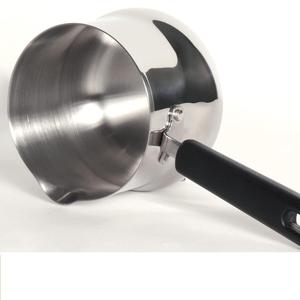 Cacerola de Acero Inoxidable con Base de Inducción, Olla Profunda para Leche y Té con Asa, Cacerola Pequeña para Chai, Apta para Gas e Inducción - Product Image 3