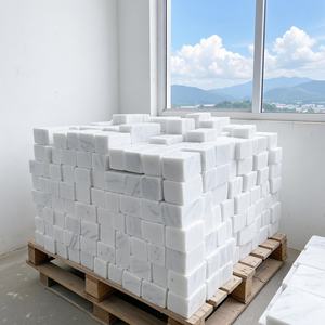 Blocs de marbre blanc cristallin du Vietnam, cubes de marbre de petite taille pour revêtement mural et décoration intérieure, pierre de qualité supérieure - Product Image 3