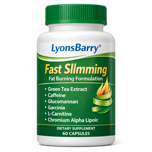 Fórmula de Adelgazamiento Rápido y Quema de Grasa, Extracto de Té Verde, Cafeína, Glucomanano, Garcinia, L-Carnitina, Cromo, Ácido Alfa Lipoico - Product Image 3