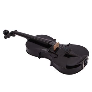 Nuovo custodia per violino acustico 4/4 nero con archetto e resina per musicisti professionisti - Product Image 3