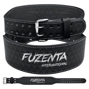 Ceinture de musculation en cuir de 4 pouces pour le soutien lombaire, entraînement en salle de sport, musculation, design conique - Product Image 2
