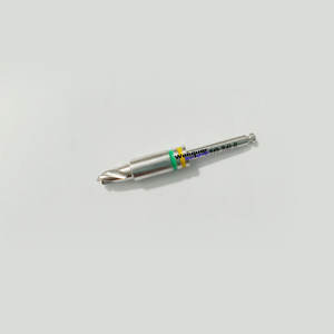 Kit de brocas cónicas manuales para implantes dentales, brocas quirúrgicas cónicas con tope de profundidad, autoclavables, de acero inoxidable - Product Image 2