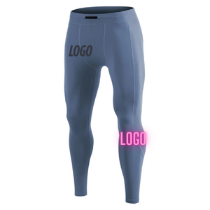 Pantalones Deportivos de Compresión para Hombre, Cintura Elástica, Alta Elasticidad, Transpirables, para Correr, Entrenamiento, Gimnasio, Directo de Fábrica - Product Image 3