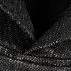 Sweat-shirt à capuche personnalisé avec logo OEM, design tendance, coupe ample, couleur unie, effet délavé, printemps et automne, 100% coton - Product Image 4