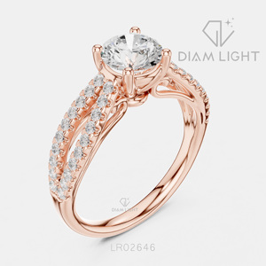 Bague de mariage ronde 0,90 carat, bijoux fins, certifiée IGI, or blanc 14 carats, diamant de laboratoire, bague de fiançailles et d'anniversaire - Product Image 4
