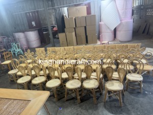 Sillas Infantiles de Ratán Hechas a Mano al por Mayor para Alquiler en Fiestas, Muebles Infantiles de Mimbre Natural, Proveedor Directo de Fábrica OEM ODM - Product Image 4