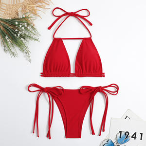 Conjunto de Bikini para Mujer, Traje de Baño de Dos Piezas Premium, Ajustable, para Playa, Piscina, Vacaciones, Verano, Moda - Product Image 6