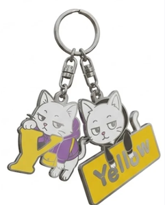 พวงกุญแจคาราไบเนอร์โลหะผสมแบบกำหนดเองพร้อมดีไซน์การ์ตูนแฟชั่น - Product Image 5