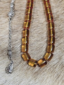 Tasbih Islámico de Resina Ecológica Pintado a Mano, Hecho a Mano, para Mesa de Boda - Product Image 6