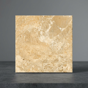 Carreaux de sol en porcelaine brillante Glamour Crema Digital 600x600mm, résistants aux acides, antibactériens, antidérapants, céramique de qualité supérieure - Product Image 2