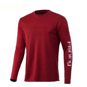 Men's O-Neck Regular Fit Long Sleeve Knitted Solid Printed <b>T</b>-<b>shirt</b> Front Logo Quick Dry Breathable <b>Fishing</b> Hiking - Product Image 1