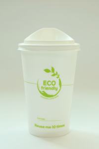 [TENBLER] Limited Edition White Bear PP Foam Vending Cup Heat Safe Insulation 20oz Eco-Friendly Beverage Cup for <b>Presents</b> Flip - Product Image 4