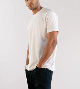 Camiseta de Manga Corta para Hombre, 100% Algodón, Estilo Casual, Color Sólido, Alta Calidad, Tejido de Punto, Superventas - Product Image 4