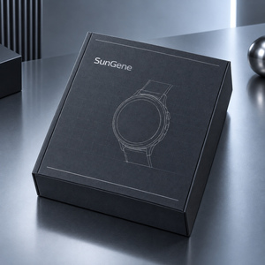 SunGene Graphite Ice Blue Magnetic <b>Book</b> Box for Smartwatch Launch Kits and Cables - Product Image 2