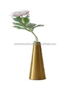 Azora Industries Vase à fleurs durable pour l'intérieur et l'extérieur Vases en métal inoxydable au design personnalisé pour mariages et événements - Product Image 4