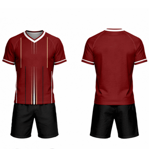 Ensemble de maillots de football personnalisés en gros, uniforme de football entièrement sublimé, kits sportifs respirants pour l'entraînement des équipes, pour hommes et enfants - Product Image 4