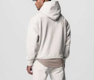 Sudaderas con Capucha de Algodón de 320 g/m² Más Vendidas para Hombre, Sudaderas de Felpa Francesa, Pantalones Deportivos, Conjunto de 2 Piezas para Gimnasio y Ropa Deportiva - Product Image 2