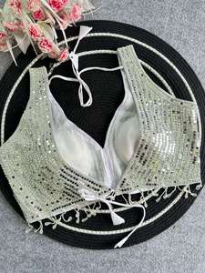 Designer Real Mirror Hand Work Party Wear Fully Stitched <b>Readymade</b> Soft Silk <b>Blouse</b> - Product Image 6
