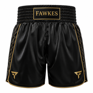 Pantalones Cortos de Boxeo Verdes para Hombre Fawkes, Corte Regular, Transpirables, 100% Algodón, Estampado Digital, Ropa de Artes Marciales, Ropa Deportiva para Adultos - Product Image 3