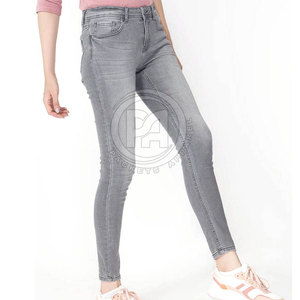 Pantalones vaqueros transpirables para mujer al por mayor con MOQ bajo, diseño personalizado, últimos modelos de pantalones vaqueros para mujer para venta en línea - Product Image 2
