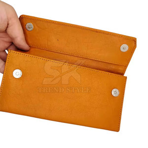 กระเป๋าคลัทช์หนังแท้แฟชั่นสำหรับผู้หญิง สีเดียว ปิดด้วยซิป น้ำหนักเบา ราคาขายส่งสำหรับขายออนไลน์ - Product Image 3