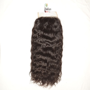 Perruque en cheveux humains indiens Remy vierges, avec closure 7*7, frontale en dentelle, 22 pouces, bonnet respirant, bandeau, double trame, ondulée, vente en gros - Product Image 2