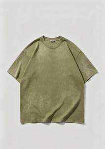 เสื้อยืดคอกลมทรงโอเวอร์ไซส์ สไตล์สตรีทแวร์ ลวดลายกราฟิก ผ้าคอตตอนหนา ทรงหลวม ไหล่ตก สำหรับผู้ชาย - Product Image 2