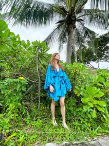 Nueva llegada bellamente diseñado Venta caliente Playa nadar cubrir vestido Tie Dye Kimono para entrega en todo el mundo última manga completa - Product Image 3