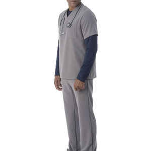 En gros Sous-vêtements médicaux respirants à col rond et manches longues, coupe ajustée, pour infirmiers (hommes) - Product Image 6