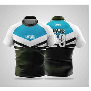 Camisetas de Rugby Deportivas de Poliéster Transpirable de Último Diseño, Personalizables y de Tallas Grandes - Product Image 2