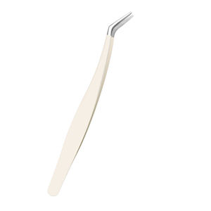 Pinzas para Injerto de Pestañas DANTRIC IMPLANTS RT-34, Profesionales, de Alta Calidad, con Logotipo Personalizado, de Acero Inoxidable, Punta Curva, Duraderas, para Cejas - Product Image 5