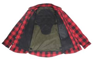 Camisa de Protección de Franela para Motocicleta de Estilo Clásico, Fabricada con Paneles Resistentes a la Abrasión, Talla Grande, para Invierno, para Motociclistas de Calle - Product Image 4