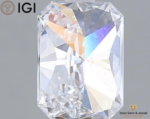 Diamant CVD de laboratoire RADIANT Shape de 1,50 carat avec certification IGI, couleur D, clarté VVS1, pour collection de bijoux de luxe - Product Image 3