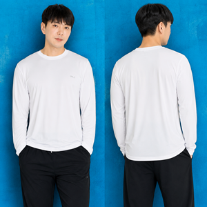T-shirt à manches courtes pour homme, col rond, en jersey de soie glacée, extensible, séchage rapide, tricoté, coupe décontractée, taille standard, 200 grammes, imprimé lettres - Product Image 2