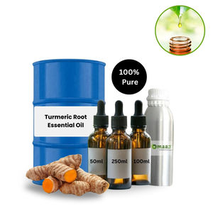 Huile Essentielle de Curcuma Pure Distillée à la Vapeur, Parfum Frais, 100% Pure et Biologique, Huile de Massage pour Diffuseur d'Aromathérapie, Soulagement de la Douleur - Product Image 1