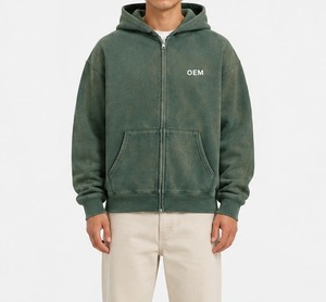 Fabricant de sweats à capuche oversize, design personnalisé, épaules tombantes, coupe ample, faible MOQ, 100% coton molletonné, options d'impression et de broderie - Product Image 6