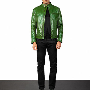 Top Selling Custom Design Men Leather <b>Biker</b> <b>Jacket</b> Made In High Quality Material Men Leather <b>Jacket</b> For Auto Racing Wear - Product Image 6