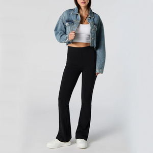Chaqueta Corta de Mezclilla para Mujer, Estilo Casual y Urbano - Product Image 1