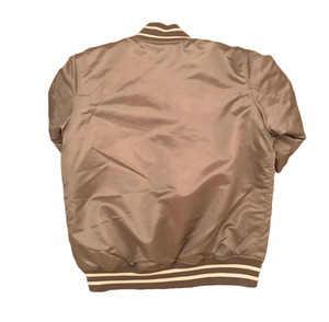 Veste universitaire très exigeante, respirante et de qualité supérieure pour femmes, offre spéciale de service OEM pour femmes, veste universitaire courte en satin à la mode - Product Image 2