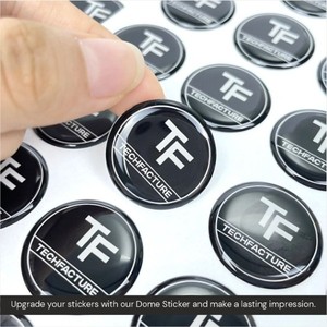 Etiquetas Adhesivas 3D con Relieve, Etiquetas Epoxi Personalizadas, Adhesivo con Logotipo en Relieve, Resistente al Agua y a los Rayos UV, Adhesivo con Resina en Relieve - Product Image 4