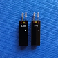 TQ10-F Aluminum-Clad Quartz Flow Cell 32uL 10mm Path UV-Vis-NIR Spectrophotometer Cuvette