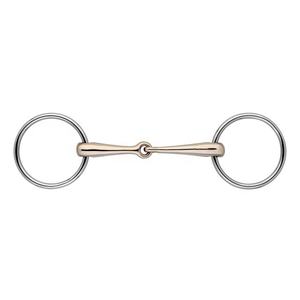 Broca de snafla de acero inoxidable de alta resistencia, boca articulada hueca, anillo redondo, broca de caballo para suministros ecuestres - Product Image 1