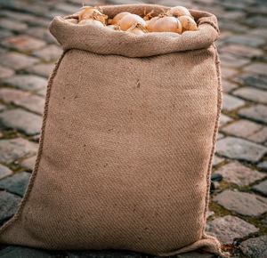 <b>Jute</b> Burlap <b>Sack</b> Reusable Packaging Bag Natural Material Grocery Use Foldable Hessian Pouch - Product Image 1