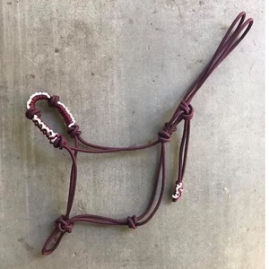 Custom Designed Rope Halter with Lead for Horse Halter <b>Braided</b> Nylon PP Lead Rope with Premium Fittings - Product Image 2