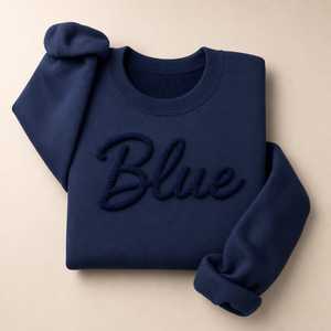Sudadera Personalizada con Nombre de Equipo y Escuela, Cuello Redondo, Transpirable, Patrón de Letras, Chenilla 3D, OEM/ODM, Idea de Regalo - Product Image 1