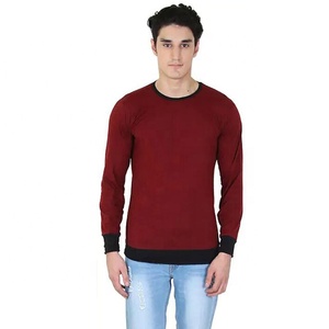 T-shirt en coton surdimensionné personnalisable pour hommes grande taille col montant épaule tombante pour GYM Workout Style décontracté - Product Image 1